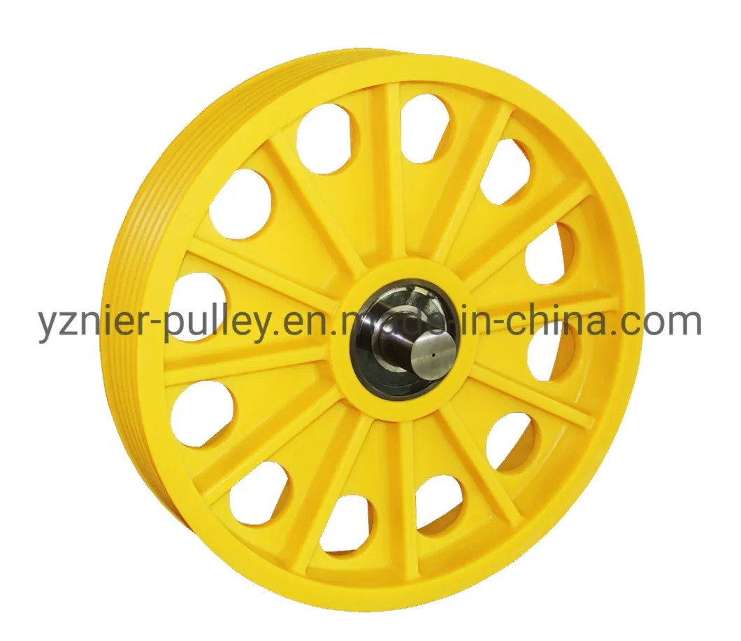 Elevator Nylon Pulley Sheave Nylon Sheave Mc Traction Divertor