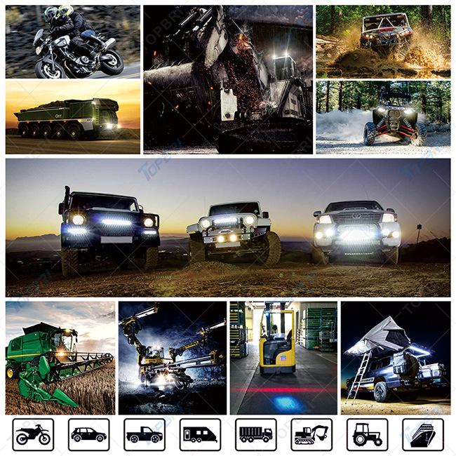 48W Motorcycle Offroad LED Car Driving Light