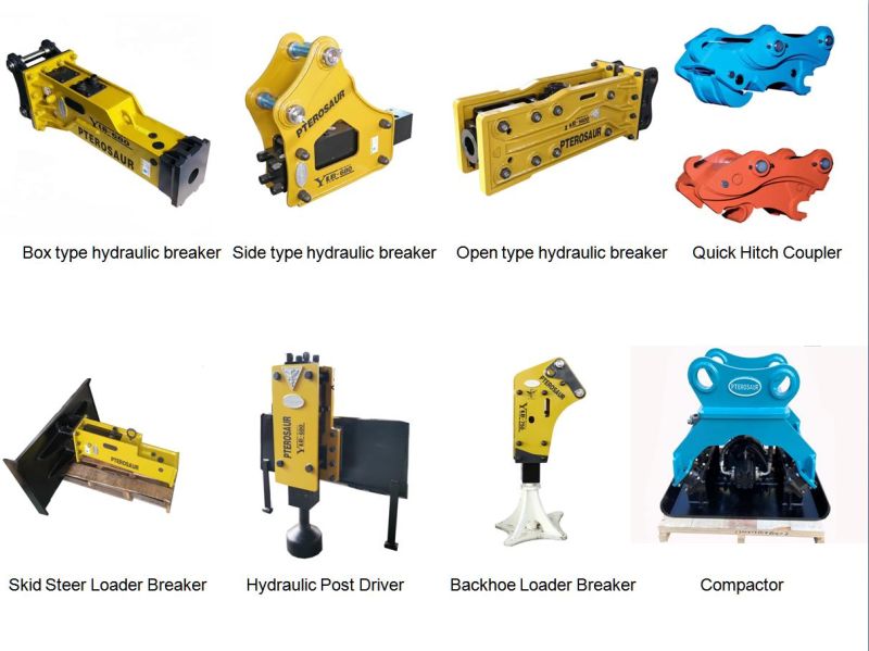 Soosan Hydraulic Breaker Furukawa 20g Hydraulic Rock Breaker Hammer Hydraulic Breaker