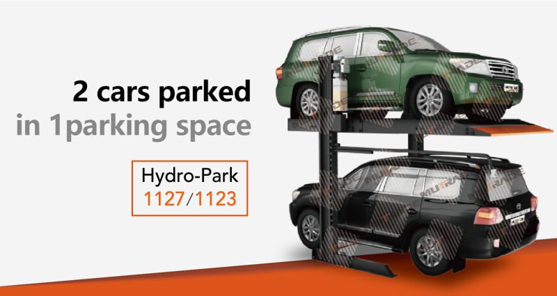 Two Post Hydraulic Parking Elevator Car Lift Parking