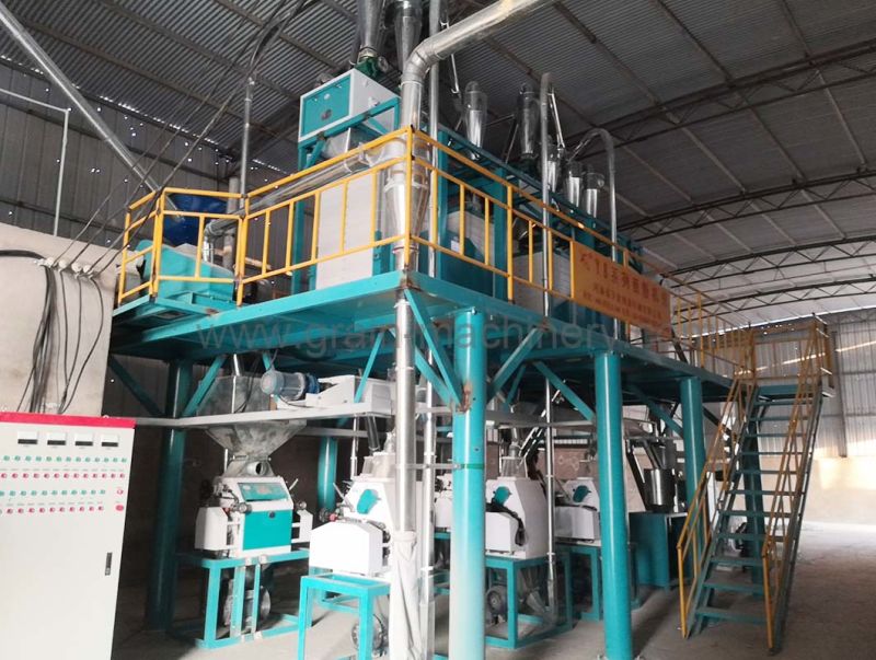 Fully Automatic and Modern Flour Production Line Wheat Flour Milling Machine Flour Mill
