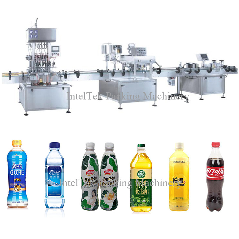 Automatic Cleaning Liquid Filling Machine 4 Heads 8 Heads 12 Heads