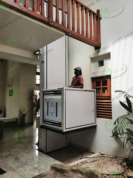Electric 4m Small Home Elevator for 2 Person (VWL)