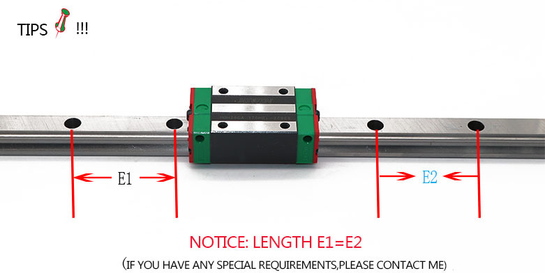 Guideway Linear Guideway Egw15ca Linear Guide Rail with Carriages