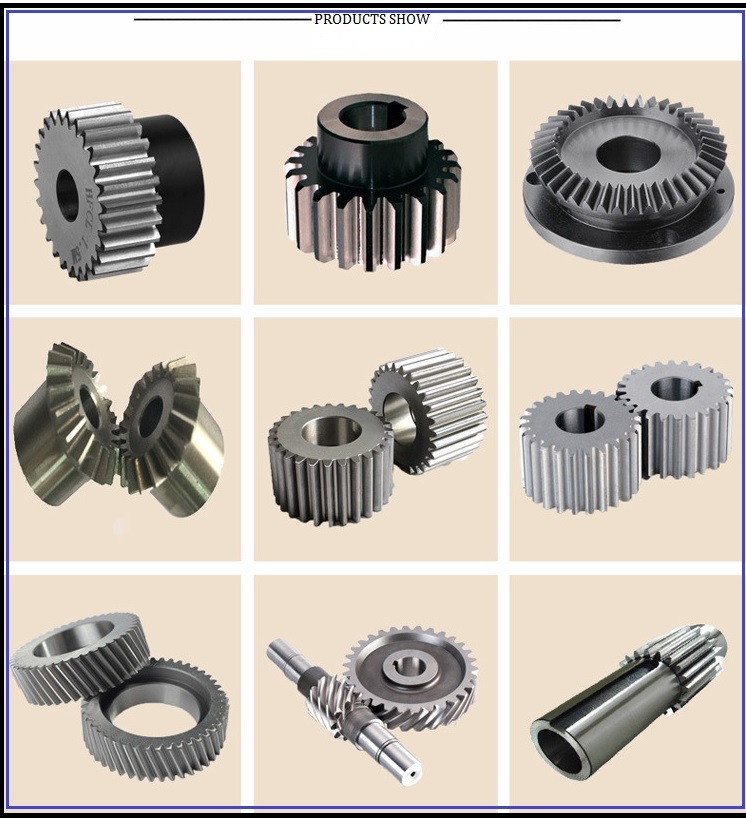 S45c Precision Gear Spur Gear, Helical Gear for Transmission Machinery