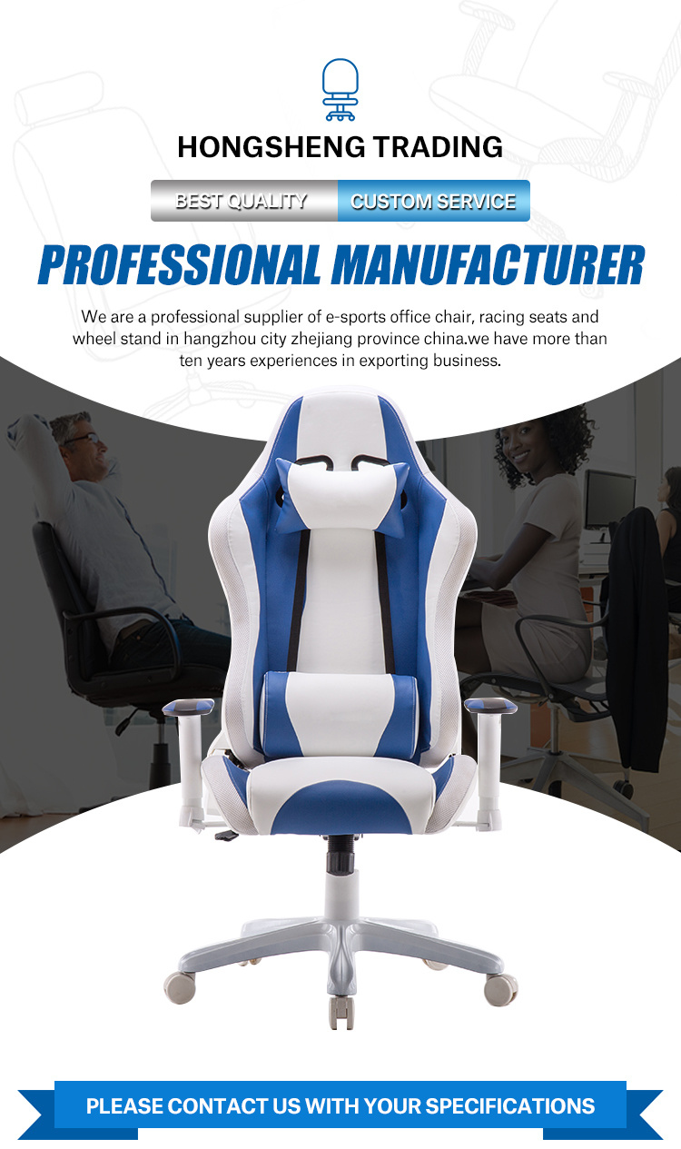Computer Chairs Racing Gaming Chairs with Lumbar and Neck Support