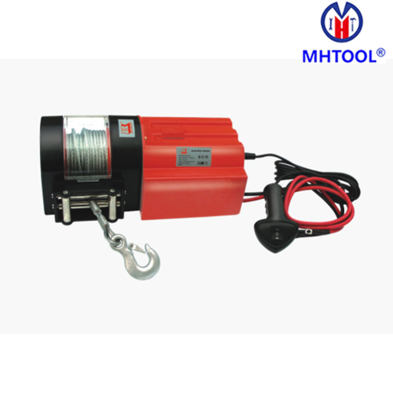 4500lbs Electric Winch with Long Drum Fast Line Speed for Lifting 12V