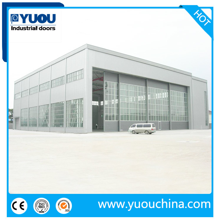 Automatic Motorized Airplane Sliding Hangar Doors for Aviation or Airport