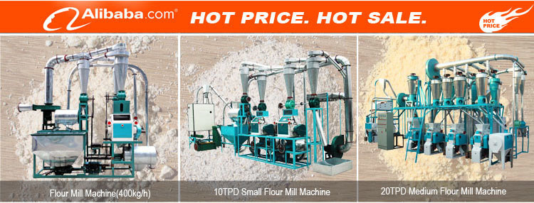 50t Wheat Cleaning and Flour Milling Machine Wheat Flour Mill