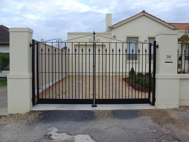 Hot Selling Galvanlized Steel Gates Doors, Metal Steel Gates