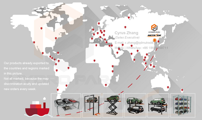 2 Car Residential Parking Lift OEM Repair Shop Car Lift 4 Four Post Type Car Lift Repair Shop Lift