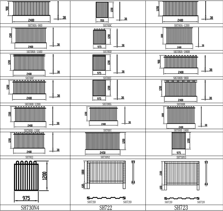 Aluminium Fence Panels for Garden and Aluminium Swimming
