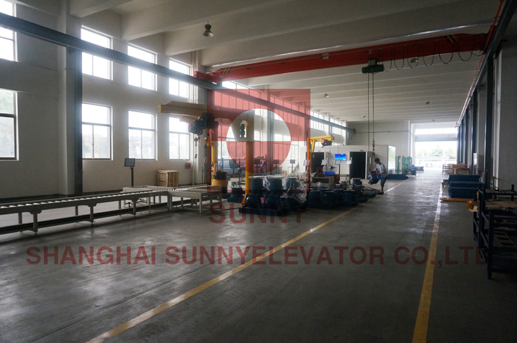 Passenger Lift Parts / Geared Traction Machine with Gear Motor (SN-TMYJ350)