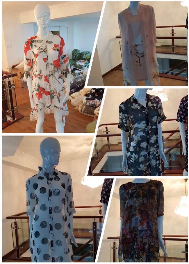 Digital Printing New Design Silk Chiffon Fabric (SZ-0028)