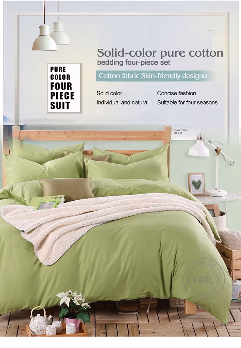 Cotton/Polyester Bedding Set Home Textile Fabric Cotton Duvet Cover Set