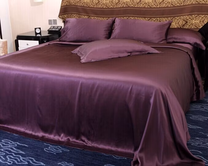 2017 New Style Mulberry Silk Bed Sheet for Home Usage