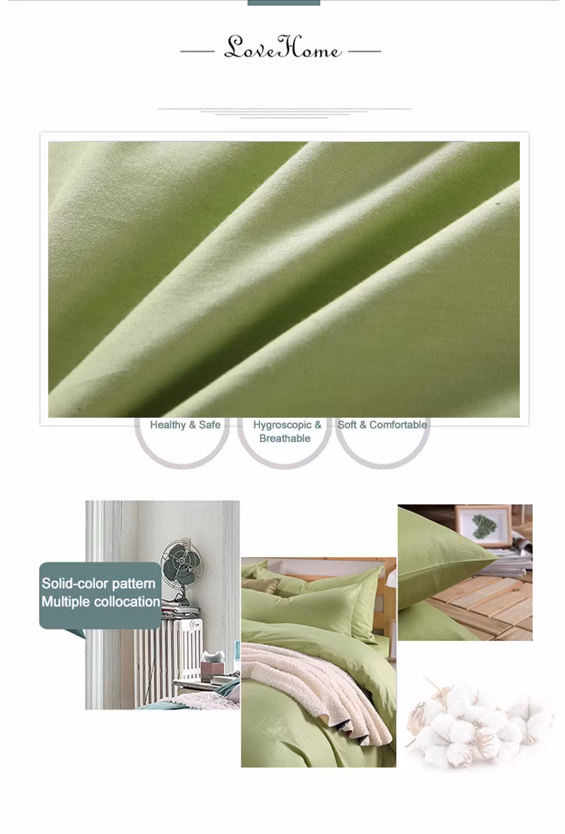 Cotton/Polyester Bedding Set Home Textile Fabric Cotton Duvet Cover Set