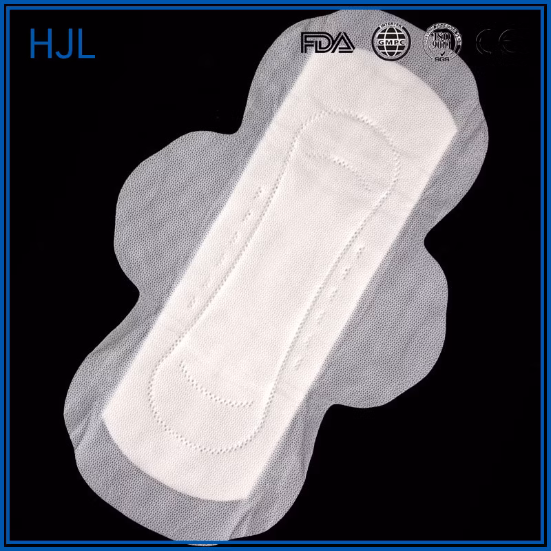 OEM/ODM Pure Cotton Mesh with Soft Silk Sanitary Napkin 240mm