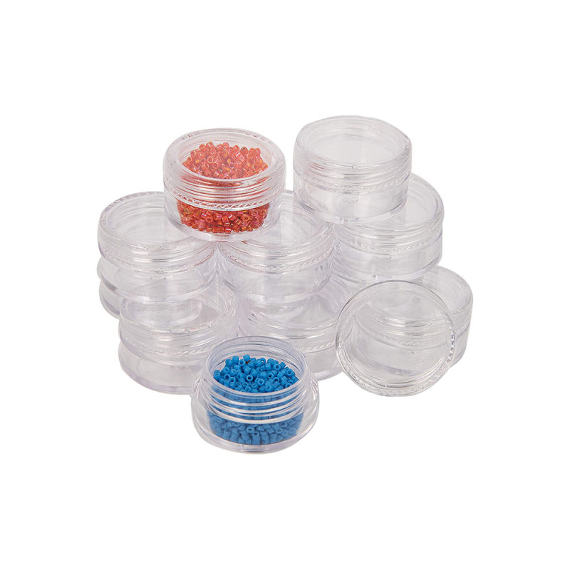 21822 Transparent Plastic Bead Storage Box for Display Container