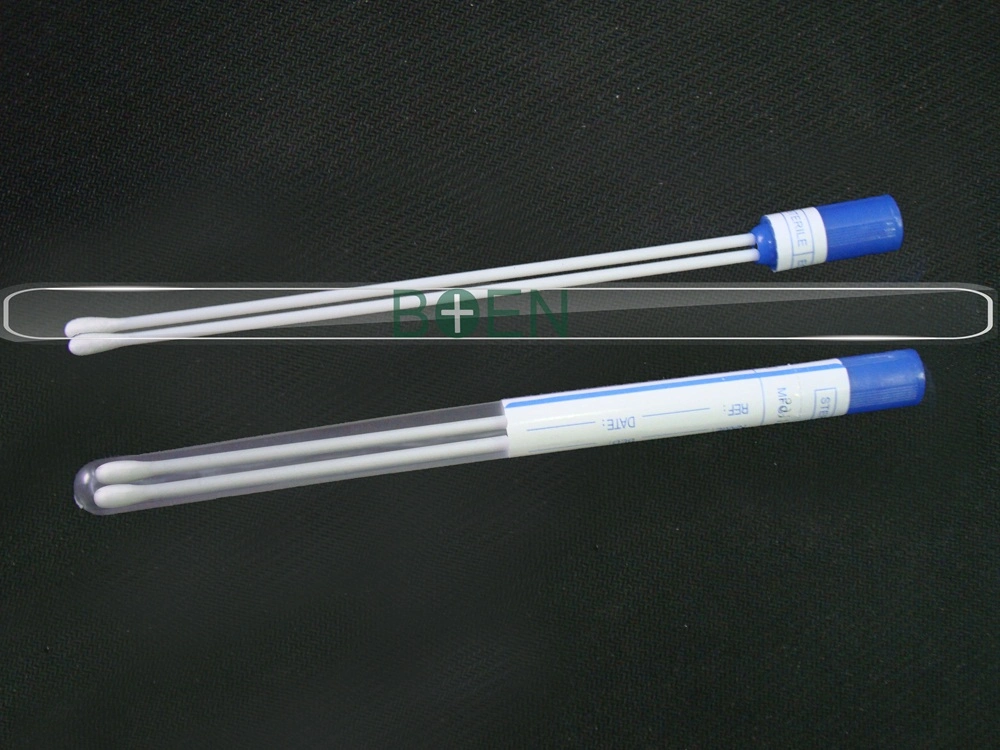 Female Use Medical Sterile Transport Swab with Two Sticks