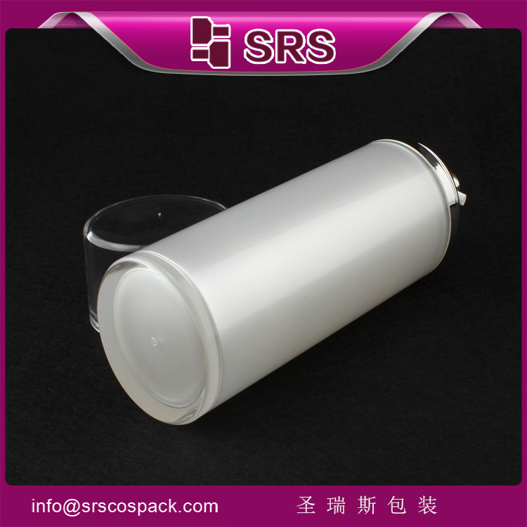 Oval 30ml 50ml 100ml Airless Empty Emulsion Packaging