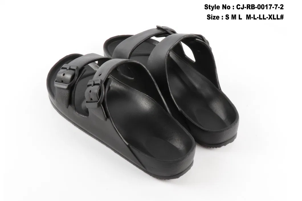 Wholesales Black EVA Straps Unisex Custom Slides Sandals Branded Indoor Slippers Women Summer Slides Flip Flops