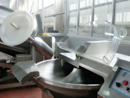 Meat Bowl Cutter with CE Certification Zb80 60 Kg/Hr