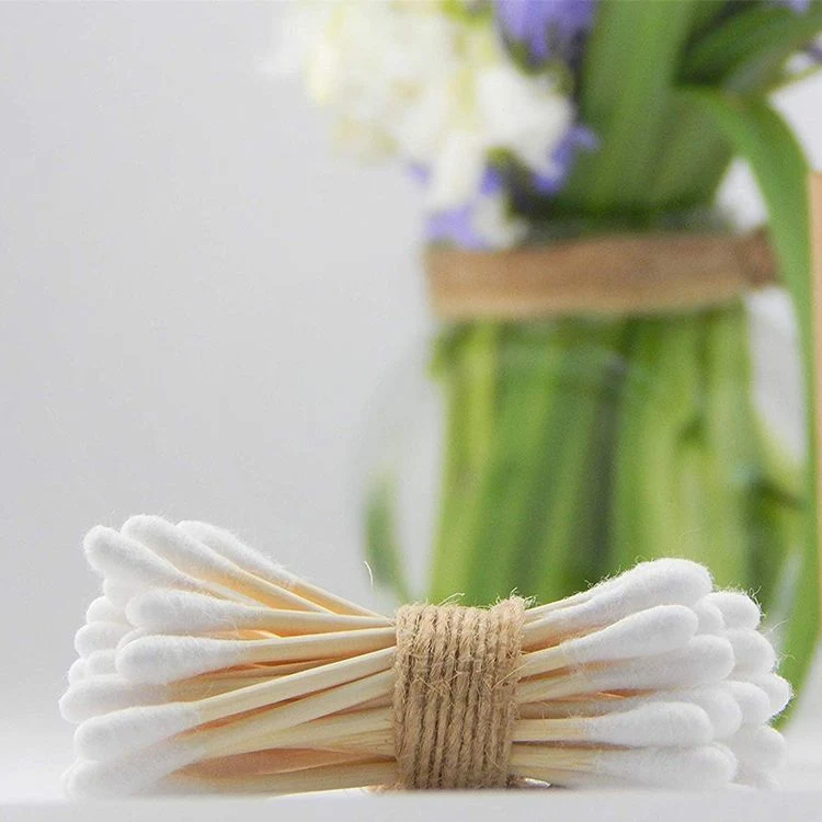 Bamboo Cotton Buds Stable & Durable Cotton Swabs Bamboo Versatile & Eco-Friendly Durable & Compostable Ear Stick