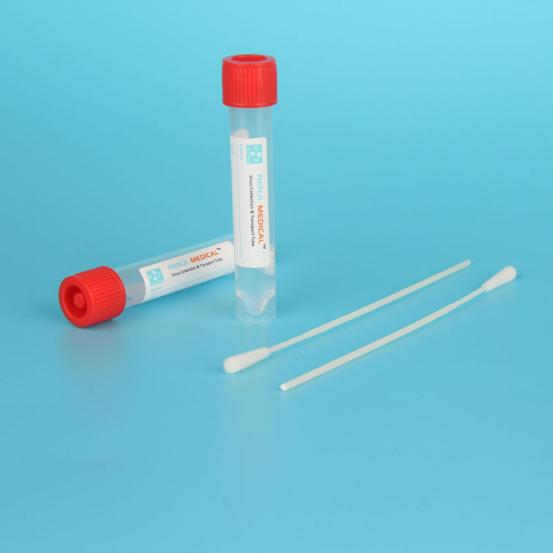 Medical Supply Disposable Sterile Sampling Tube with Flocked Nylon Swab