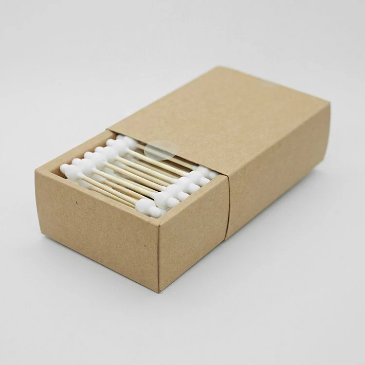 Eco Friendly Bamboo Cotton Buds Organic Cotton Swabs Plastic Free Sustainable Materials Recycled Packaging