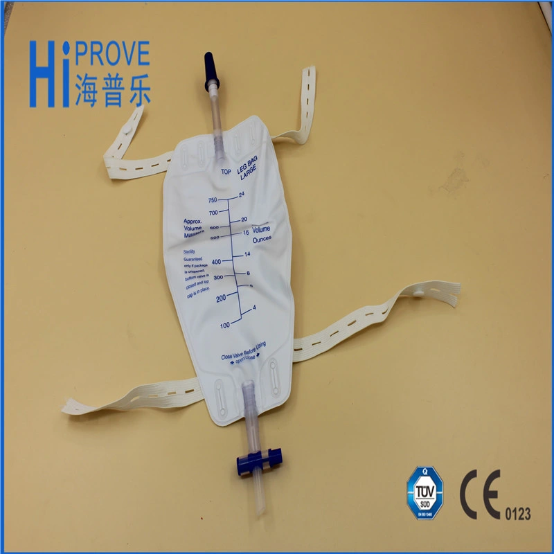 Ce/ISO Approved Disposable Urine Leg Bag/Portable Urine Bag