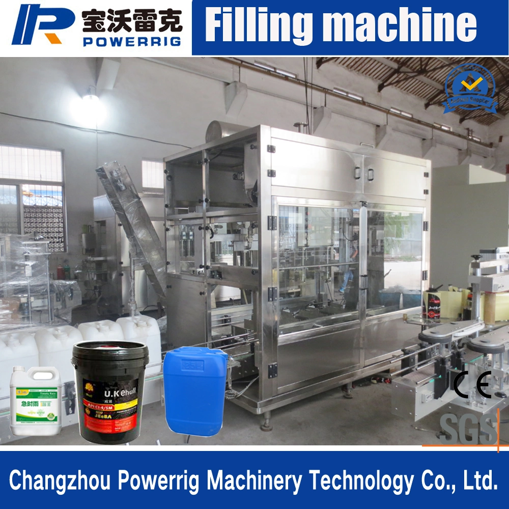 SGS and Ce Certification Motor Oil Container Weighing Filling Machine with Factory Price
