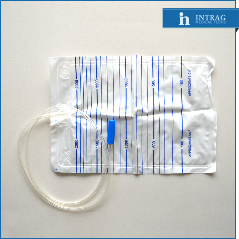 Sterile Disposable Urine Bag with Cross Valve