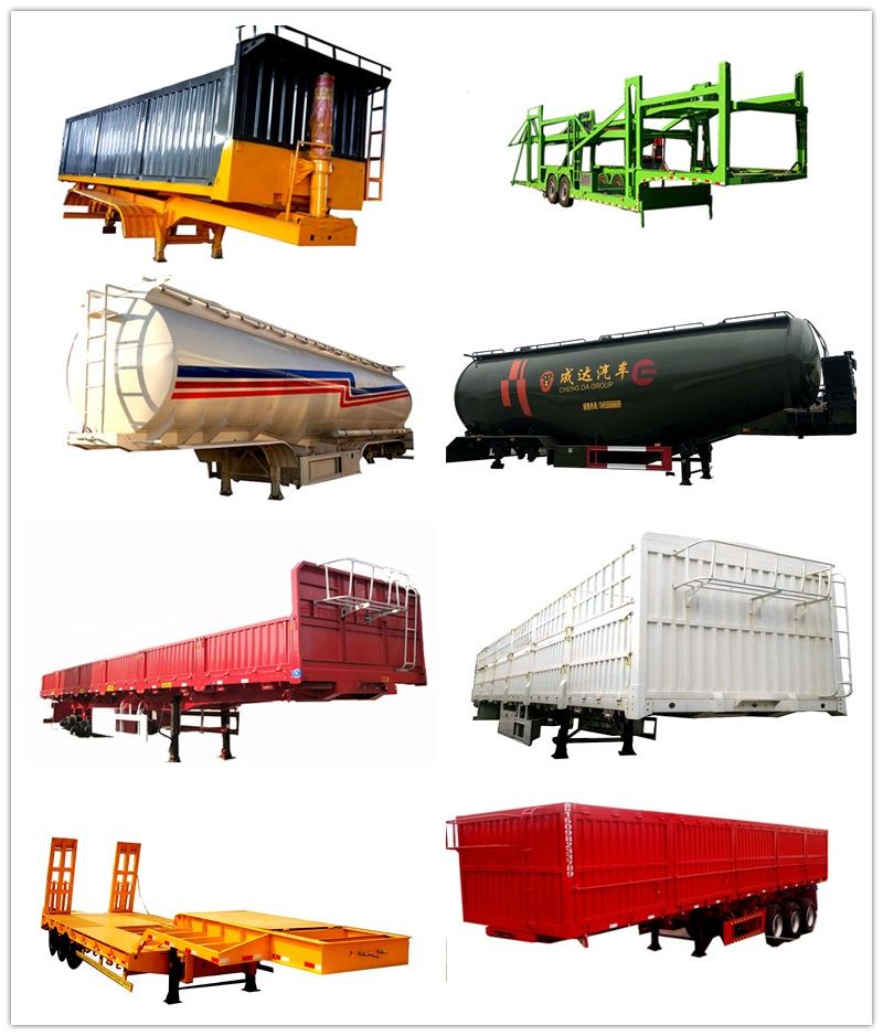 Skeleton Container Semi Trailer for Shipping 40 Tons Container Transportation