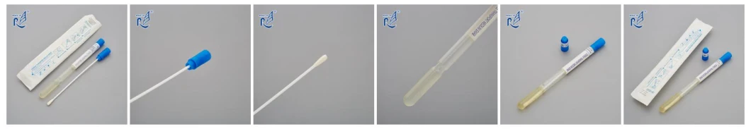 Medical Test Oral Swab/Viral Transport Swab with Flocked Nylon Tip