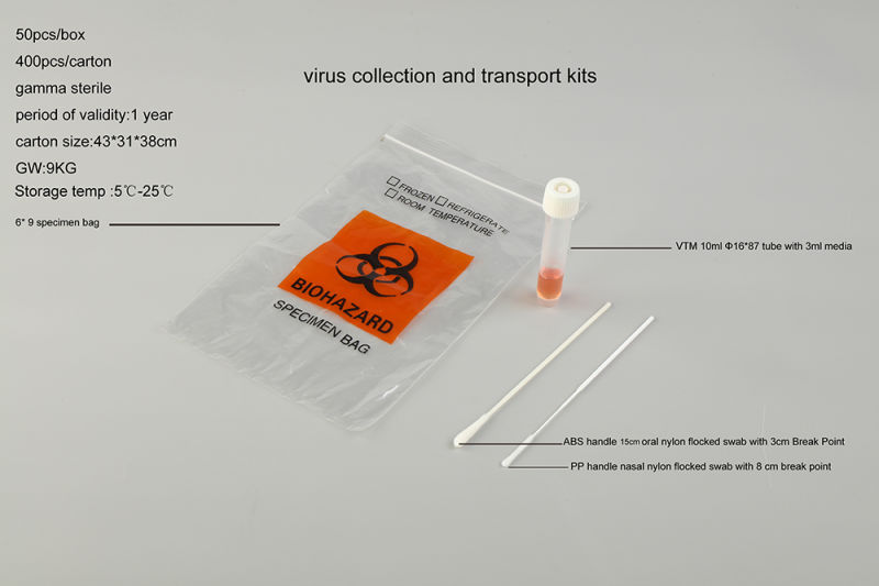 Disposable Vtm Transport Collection and Transport Kit