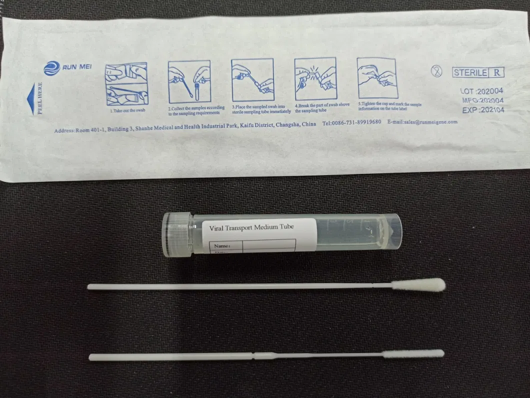 Flocked Sterile Nasopharyngeal Swabs for Oral or Nasal Sampling Ce/FDA