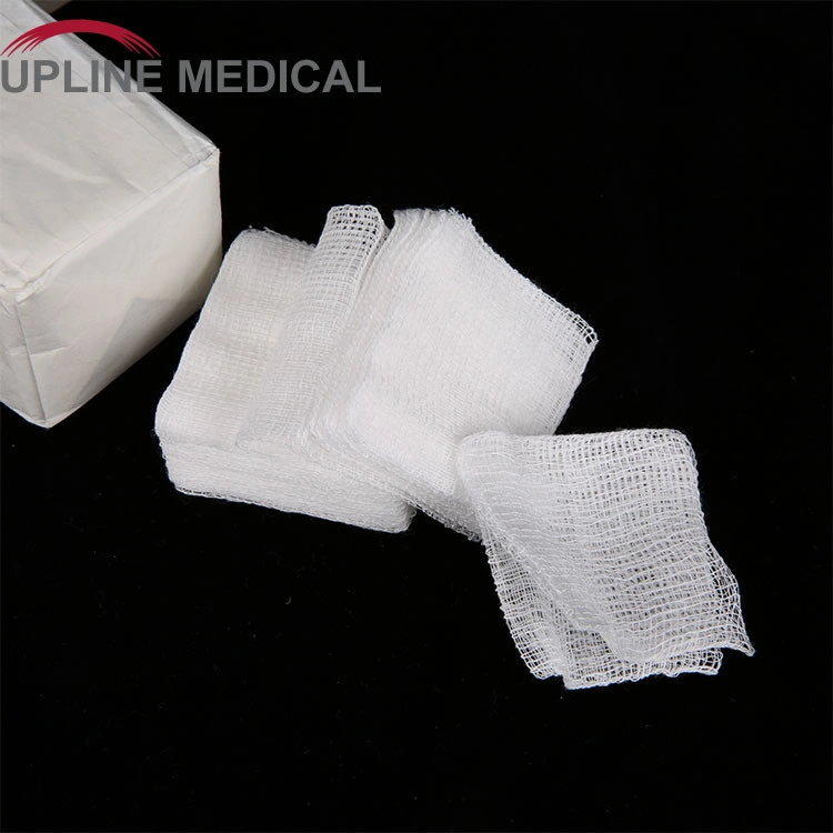Absorbent Cotton Medical Gauze Swab with X-ray Detectable Thread
