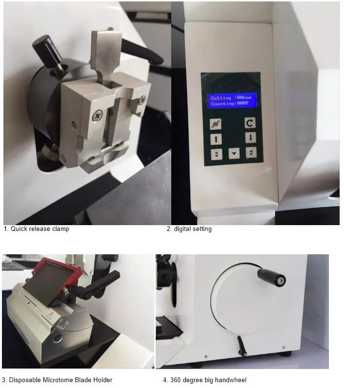 Pathology Lab Equipment Semi Automatic Rotary Microtome