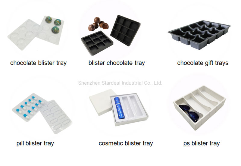 Disposable Food Container Plastic Blister Tray for Cookie