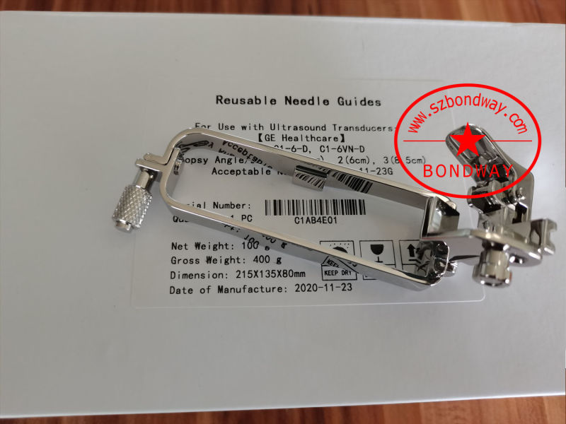 Zonare E9-4 Endocavity Transducer Biopsy Needle Guide, Biopsy Needle Bracket, Biopsy Needle Guide