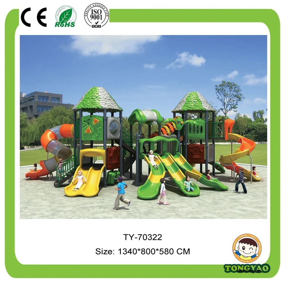 En 1176 Standard Amusement Park Outdoor Kids Playground Slides (TY-70322)