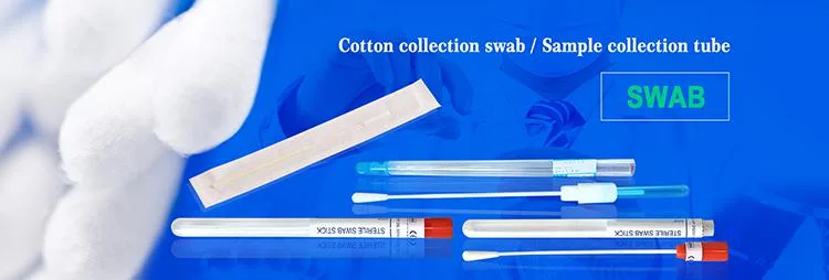 Sterile Disposable Nasopharyngeal Swab Sampling Swab Set with Sampling Tube Storage Solution Factory Direct Sales