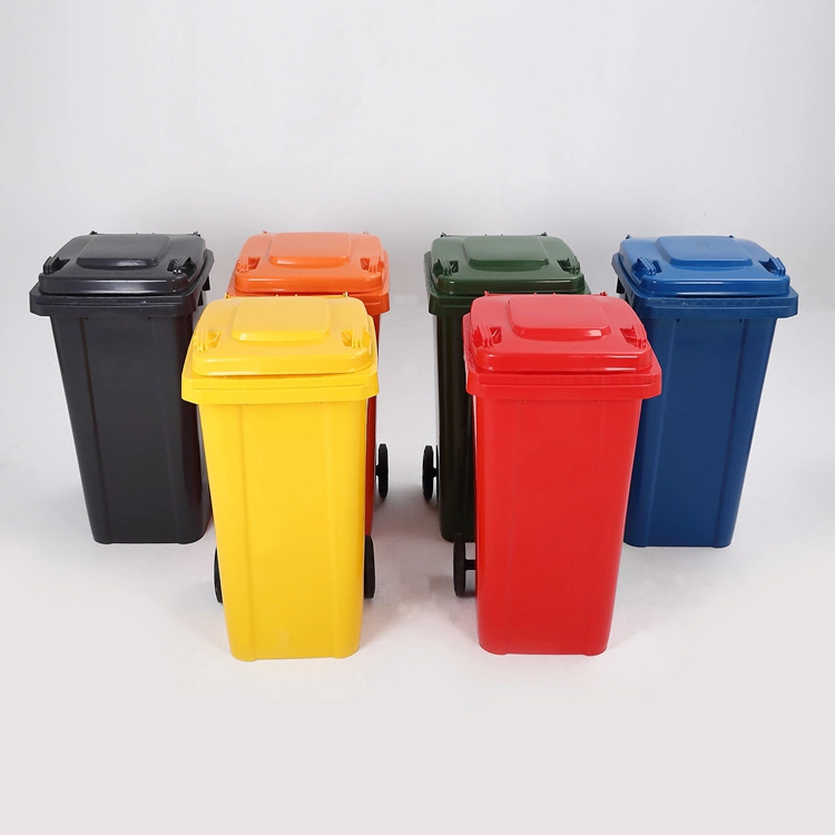 Plastic Wheelie Container 120L Plastic Mobile Garbage Bin, Garbage Can, 120 Liter Waste Bin in China