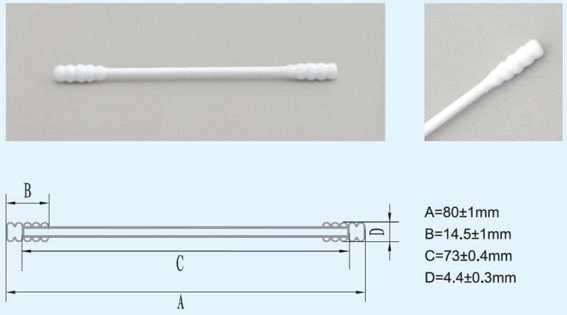 Eco-Friendly Cleanroom Cotton Swab for Cleaning Optical Connector