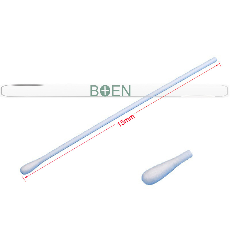 Medical Disposable 150mm 6" Wooden/ PP/ PS Stick Cotton Swab