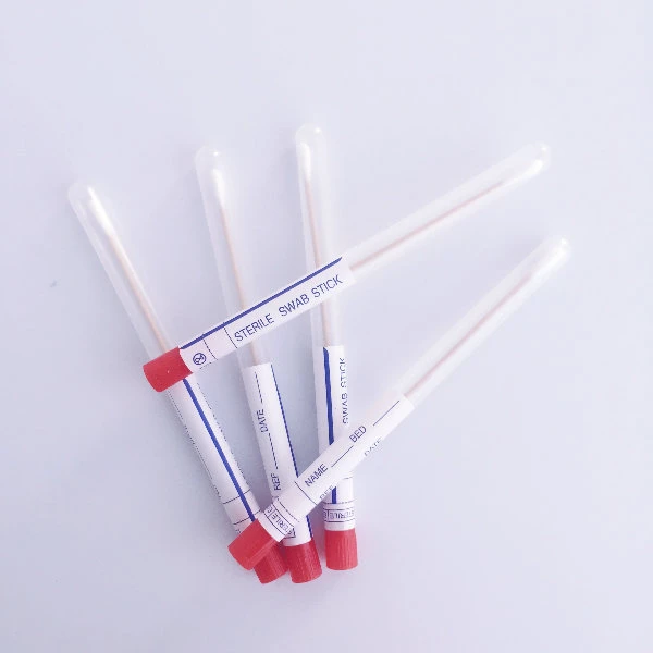 Medical Disposable Surgical Transport Swab Stick Female/Male Swab