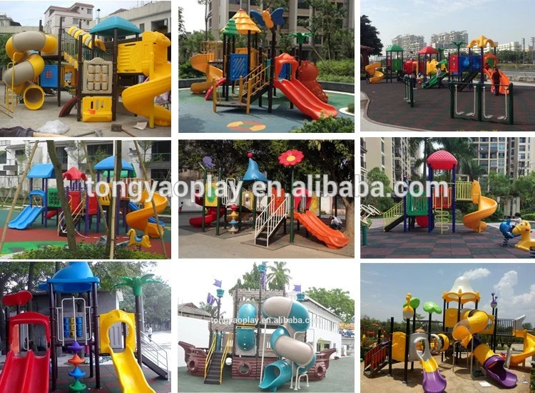 En 1176 Standard Amusement Park Outdoor Kids Playground Slides (TY-70322)