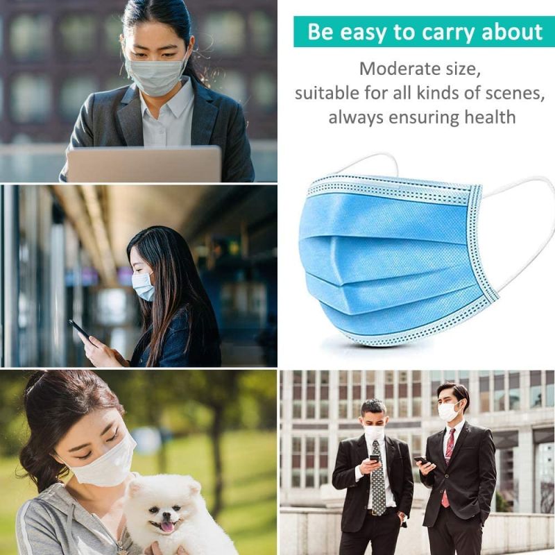Earloop Mouth Face Cover Disposable Protective   Mask with Ce Certification