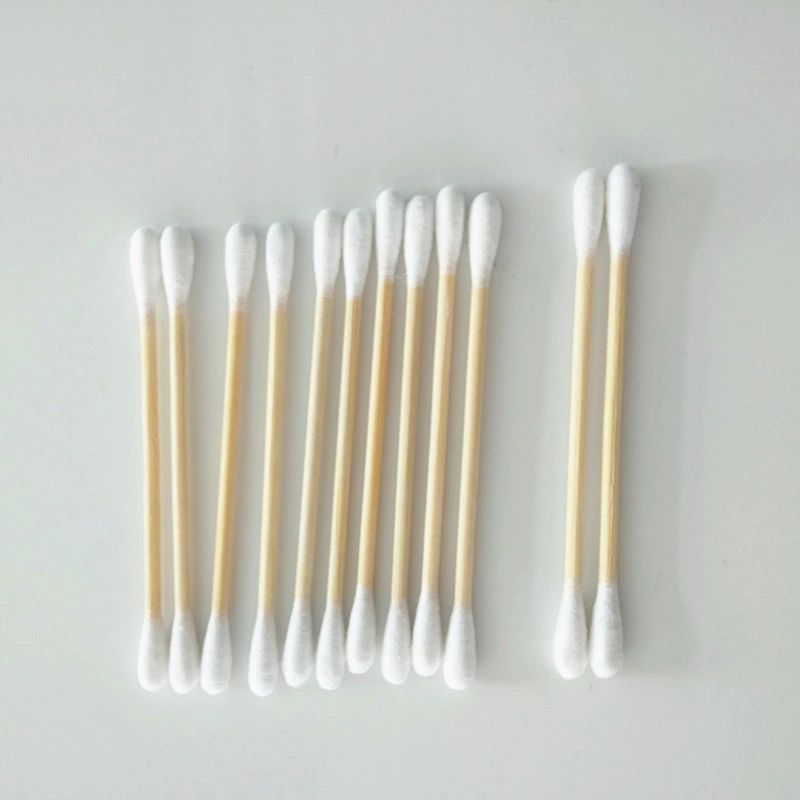 200pack Biodegradable Cotton Buds Eco-Friendly Bamboo Cotton Swabs
